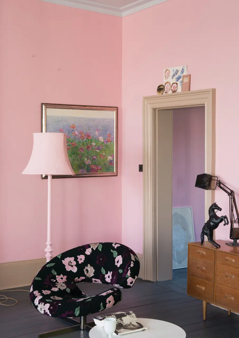 Farrow & Ball Nancy's Blushes No.278, sfeerbeeld